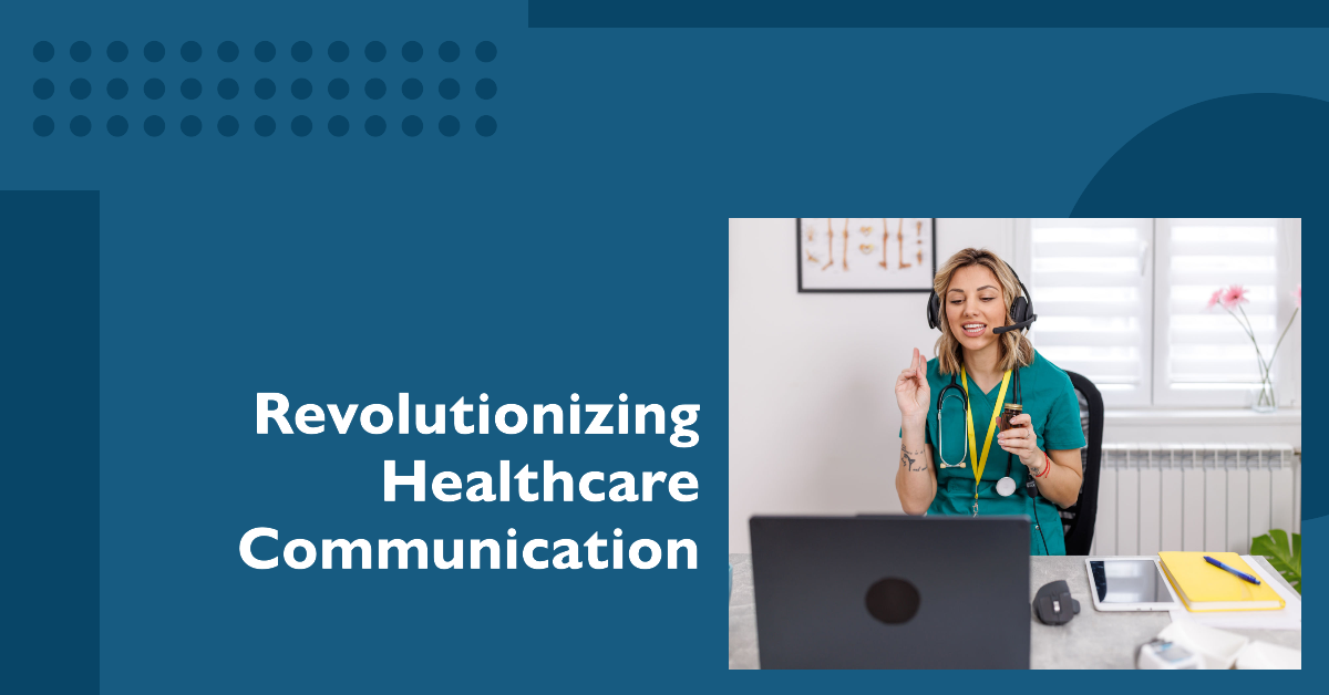 Pictured is a nurse, engaging families through a groundbreaking communication system that is transforming healthcare.